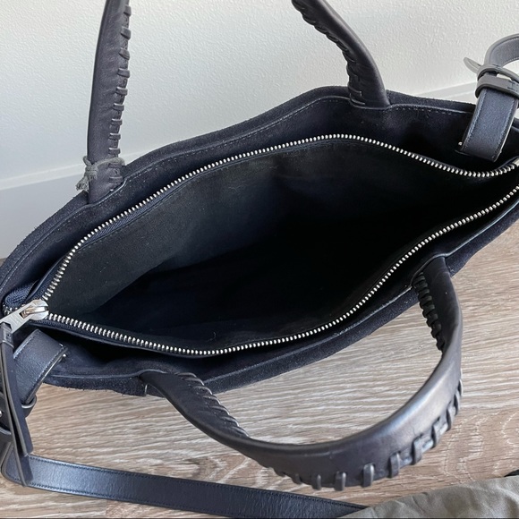 All Saints Fleur de Lis Ew SM genuine leather bag - Picture 9 of 16